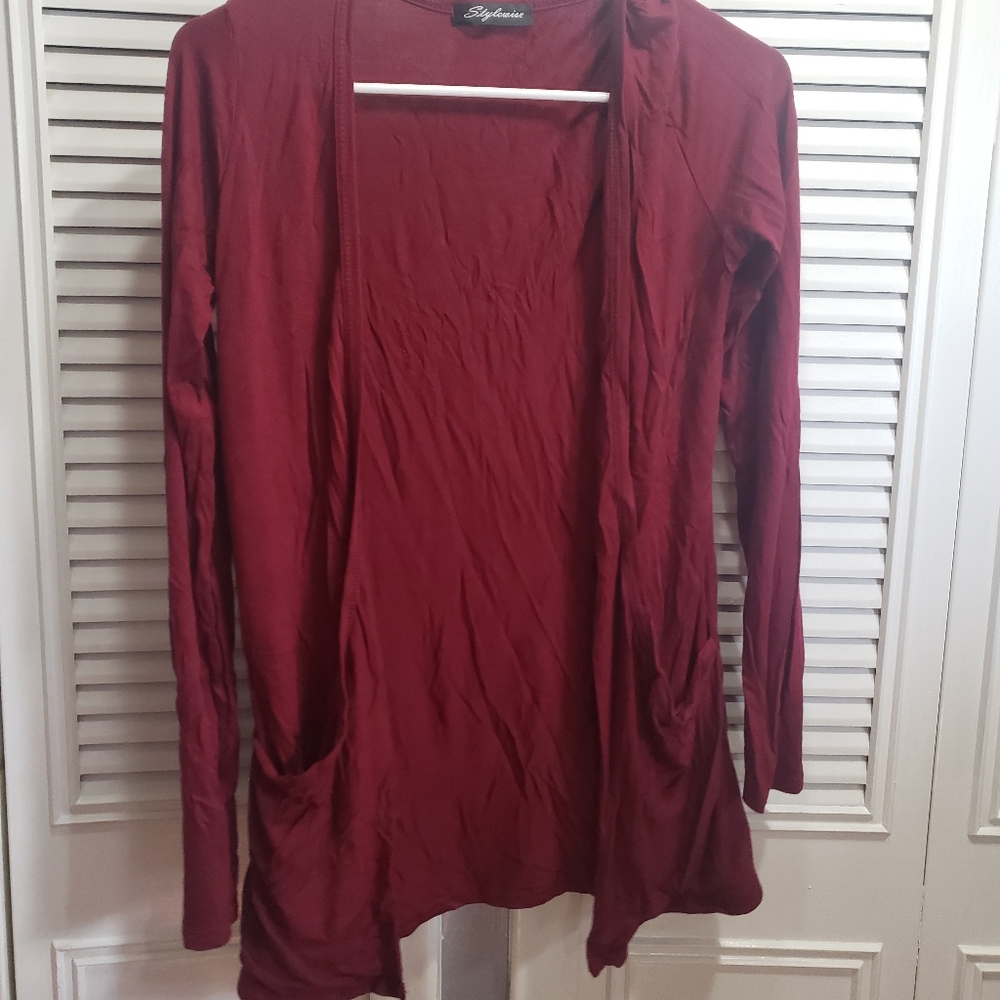 Marron Burgundy cardigan